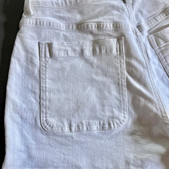 Madewell The High Rise Sailor Shorts White Denim Stretch 29 - Picture 10 of 10